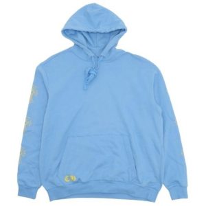 Blue Chrome Hearts CGLC Hoodie – Drake Edition