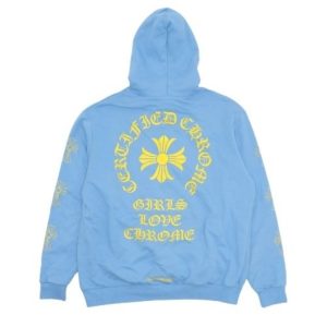 Blue Chrome Hearts CGLC Hoodie – Drake Edition