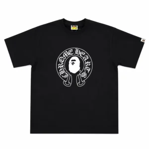 Bape x Chrome Hearts T-Shirt Black