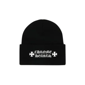 Black Chrome Hearts Beanie