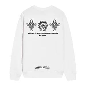Chrome Hearts Cross Horseshoe Sweatshirt – White