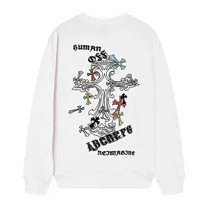 Chrome Hearts Heavenly Cross Ribbon Graffiti Ls
