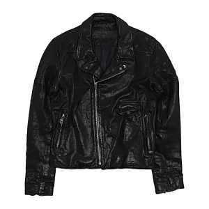 Chrome Hearts Leather Double Rider Jacket