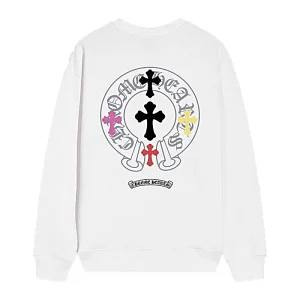 Chrome Hearts Multi Cross Horseshoe Ls White