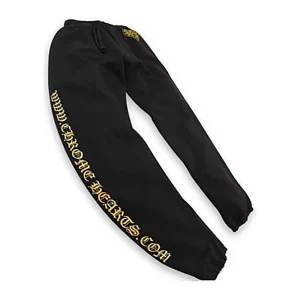 Chrome Hearts Online Exclusive Sweatpants Black Yellow
