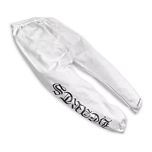 Chrome Hearts Plus Cross All Over Print Sweatpants White