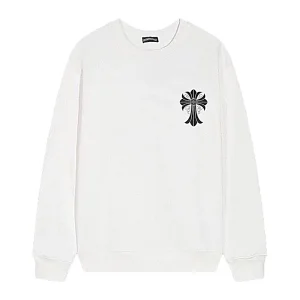 Chrome Hearts Shadow Saint Cross Long Sleeve White