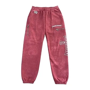 Chrome Hearts X Drake Certified Lover Boy Sweatpants Pink